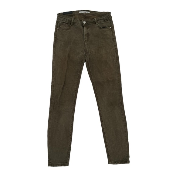 Zara Green Skinny Jeans Size 6 Women’s - Picture 1 of 4
